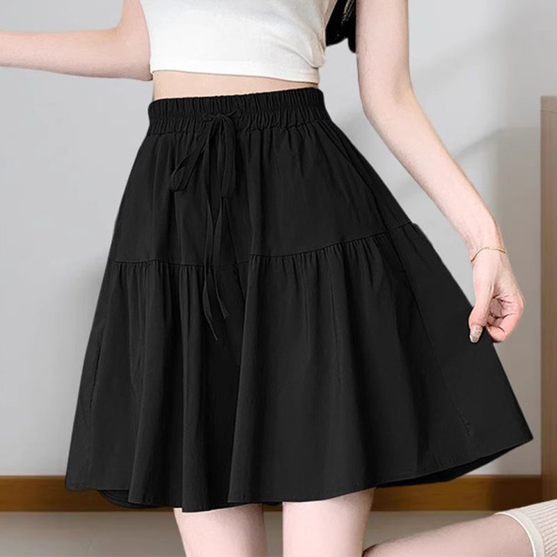 📢📢50% OFF!! 🤩Women High Waist Skirt Pants Wide Leg Ruffle Culottes