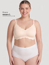 NEW DROP - LIMITED STOCK - Scalloped Push-Up Wireless Jelly Bra