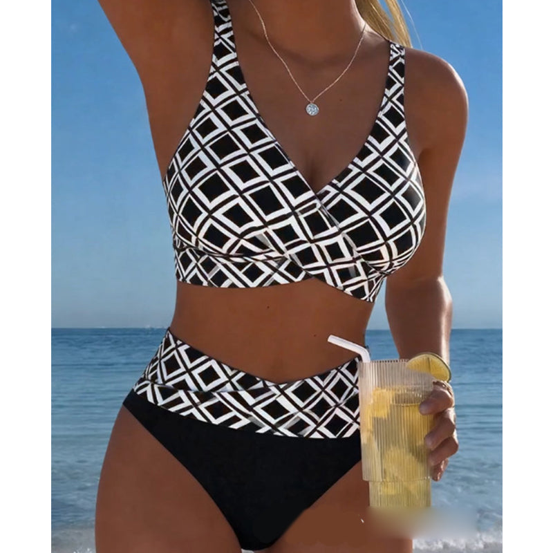 🎁2026 New Arrivals 50% OFF💥Women's High Waist Two-Piece Bikini Set 👙🌊