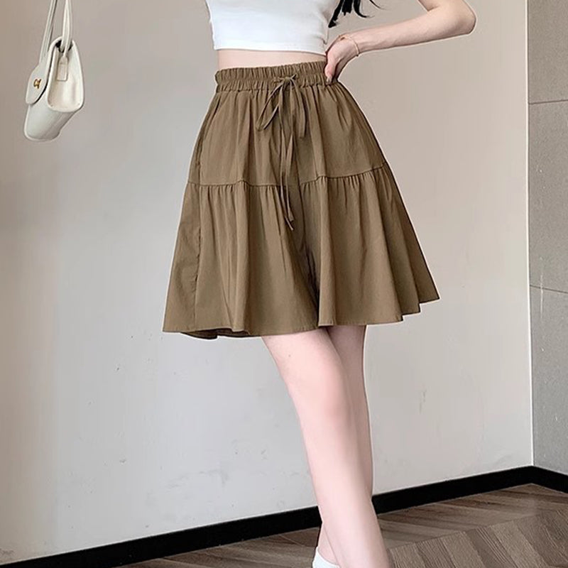 📢📢50% OFF!! 🤩Women High Waist Skirt Pants Wide Leg Ruffle Culottes