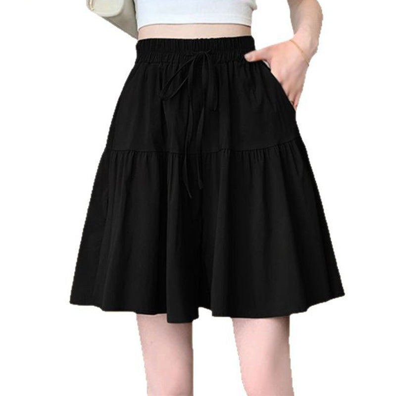 📢📢50% OFF!! 🤩Women High Waist Skirt Pants Wide Leg Ruffle Culottes