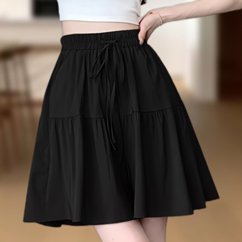 📢📢50% OFF!! 🤩Women High Waist Skirt Pants Wide Leg Ruffle Culottes